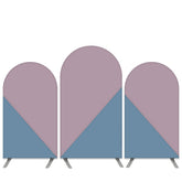 Dunkel Lila Und Blau Muster Geburtstag Bogen Hintergrund Bausatz